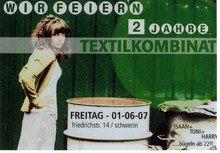 Das Textilkombinat feiert...